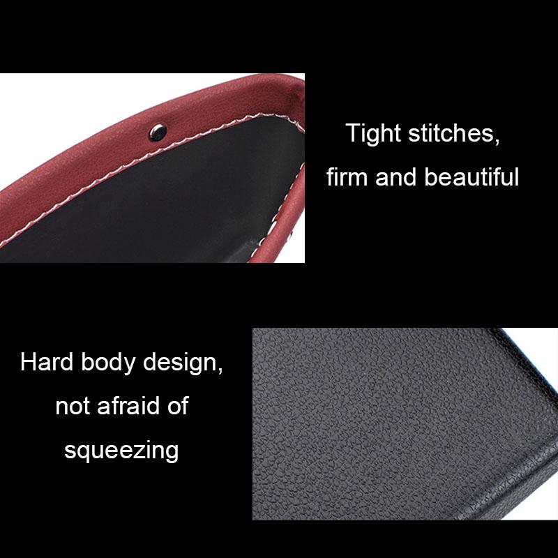 Seat Gap PU Case Storage Bag Car Organizer Artificial Leather Car Seats Gap Bag Car Accessories High Quality Storage Bag