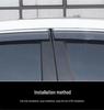 Volkswagen Sagitar Window Rain and Sun Visor Deflectors for 25 Models