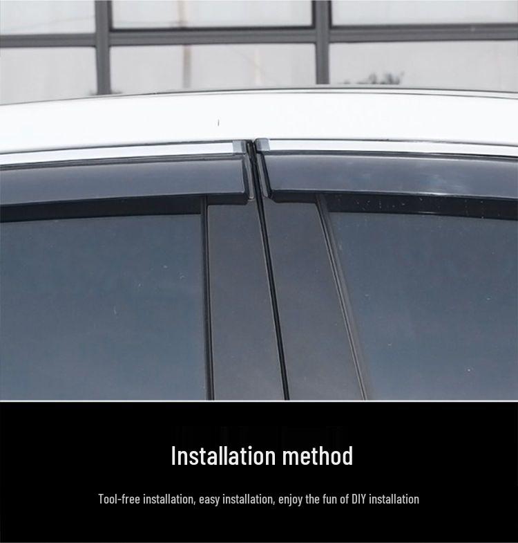 Volkswagen Sagitar Window Rain and Sun Visor Deflectors for 25 Models