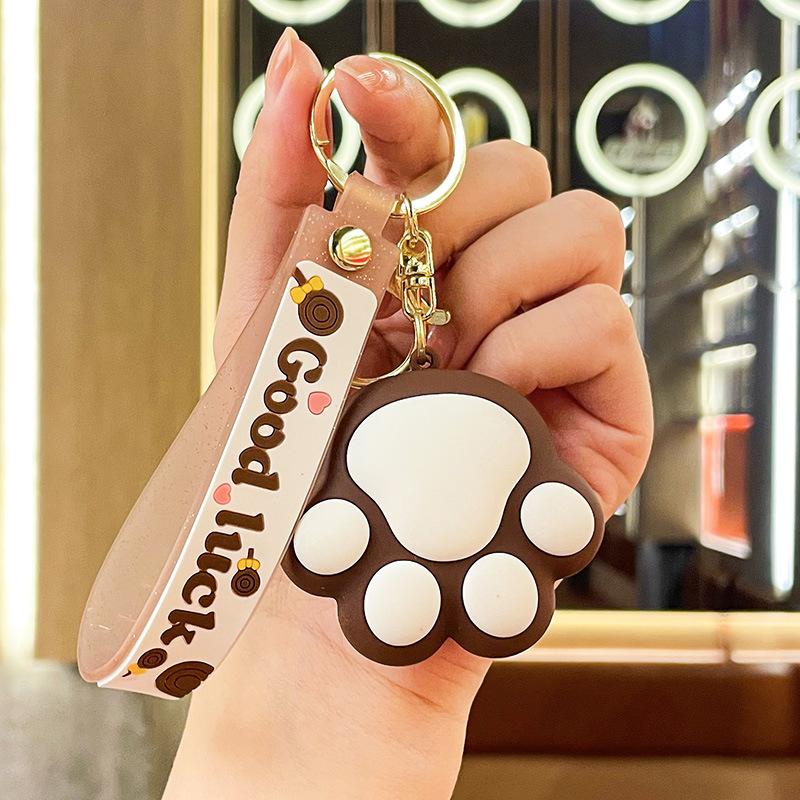 Cartoon Cute Girl Keychain Pendant Exquisite Doll Keychain Creative Bag Hanging Decoration