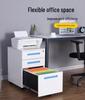 Movable Steel Under-Desk Cabinet with Locking Drawers