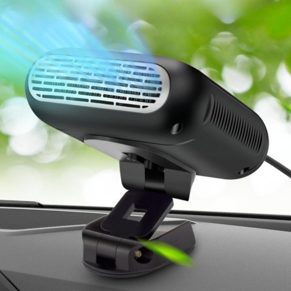 Multifunctional Car Heater & Cooler 12V 1200W Heating Windshield Rotating Accessories 360 Fan Car Portable Defroster Defogg X8D4