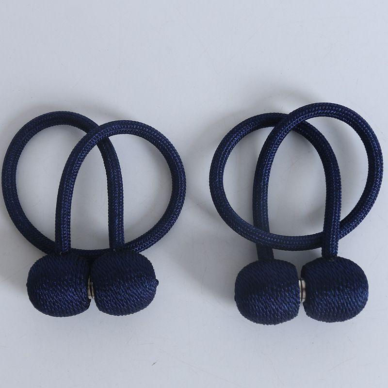 

2 шт. Подхваты для штор, магнитные зажимы-подхваты, веревки для дома темно-синий