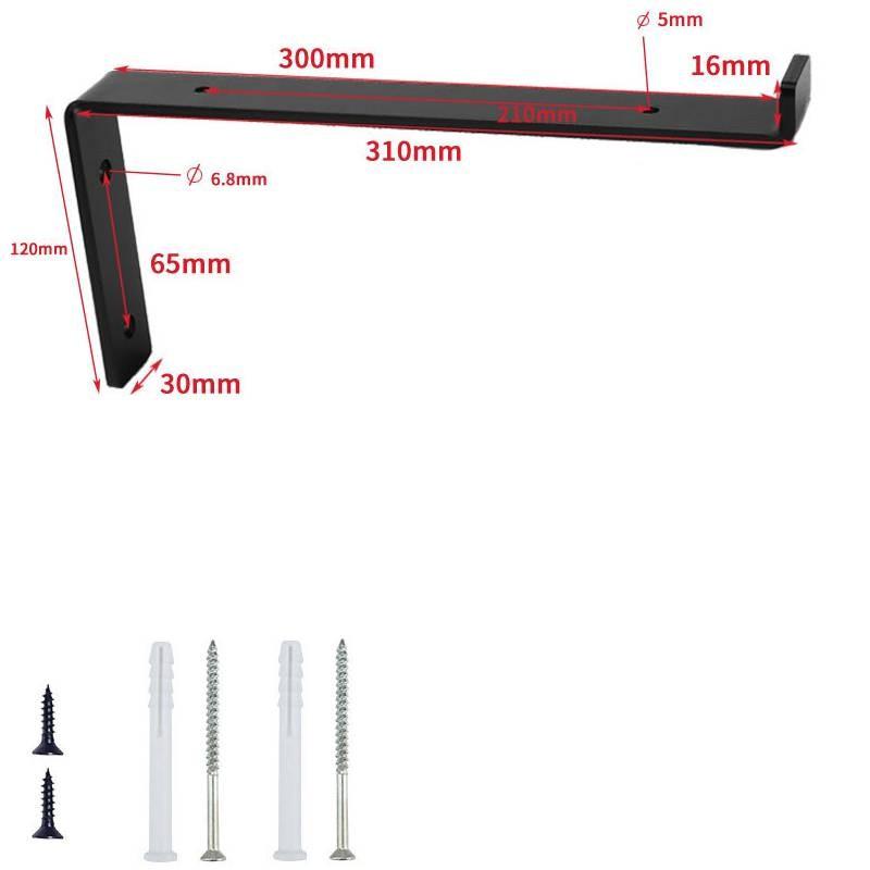 Shelf Wall Brackets Rustic Heavy Duty Industrial Scaffold Board Tool Support