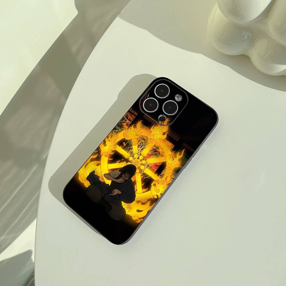 Shonen Anime -Fire- Force Handyhülle Für iPhone 17,16,15,14,13,12,11 Pro Max,16/15/14Plus,XS Weiche Schwarze Hülle