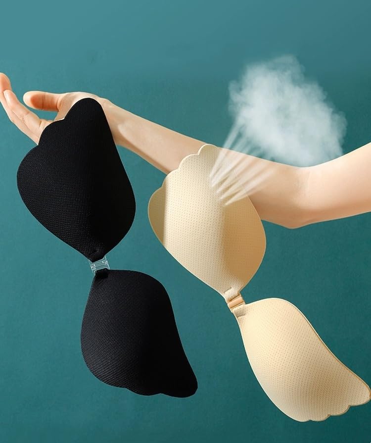 Strapless stringless NuBra and not NuBra soap pads give you the dream of 2 cups up Super boost pads for bikinis and beach [secgarne] bra, bra,
