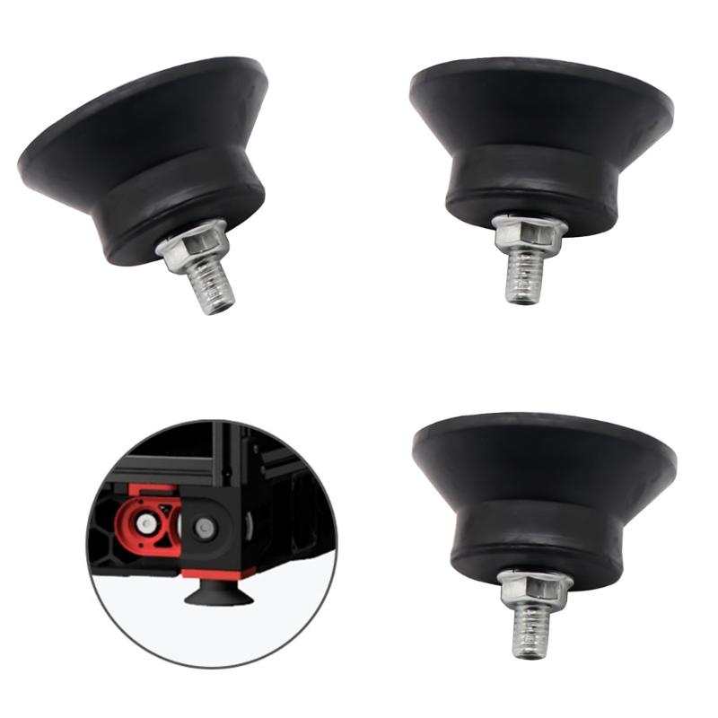 4Pcs Nonslip Rubber Shock Pad Cushion Air Compressor Rubber Foot Pad AntiVibration Rubber Landing Mat Easy to Install