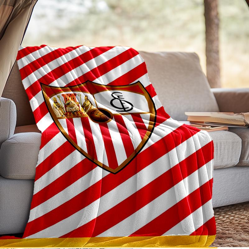Sevi-lla Europa League Blanket Lightweight Ideal Bedding Blanket Perfect for Travel, Camping, Living Rooms, Offices, Sofas, Fan Christmas Gift
