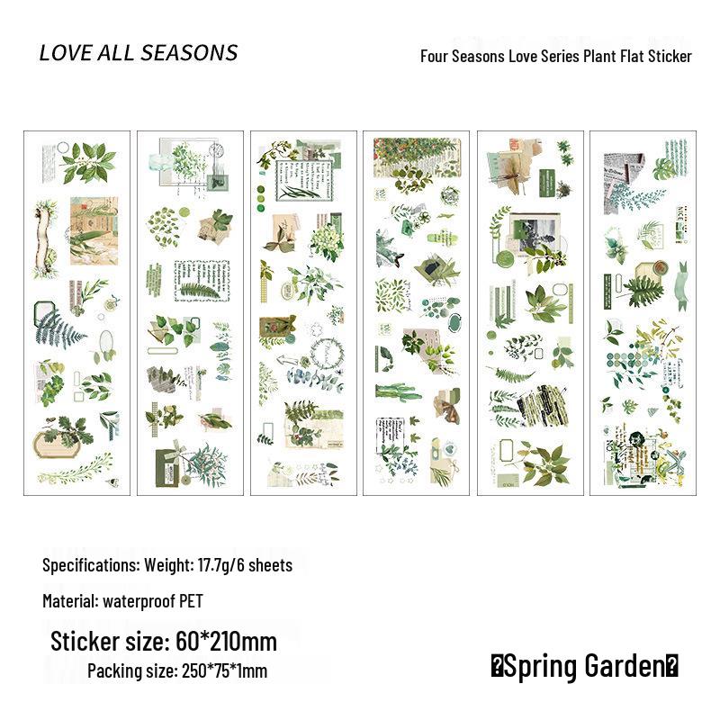 Yuezhen All-Season Waterproof Pet Notebook Sticker Pack