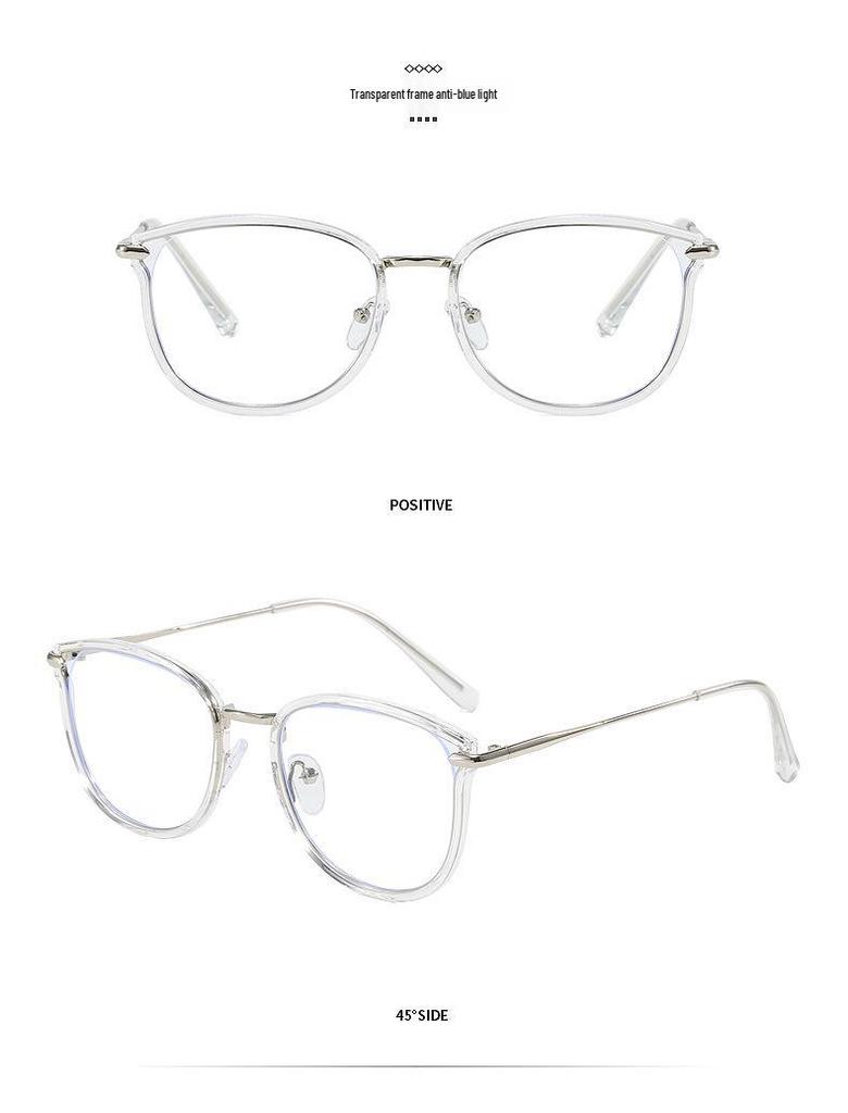 2025 Cat-Eye Metal Sunglasses: Trendy Unisex Large Frame, European & American Street Style (Model 9441)