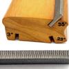 Fret Crown File 3/23/35 Degrees Precisions Guitar Repair Tool Wood Texture for Removing Burrs and Smoothing Fretboard