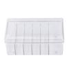 Lash Extension Organizers Storage 6 Compartments Dust Proof Lid Clear Lash Extension Supplies Organizer for Beauty Salon