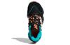 Adidas Harden Vol. 4 J Geek Up Cushioning Mid top Children's Basketball Shoes Lake Blue Black Teenagers FW4340