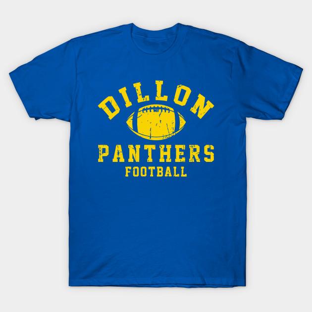 

Мужская черная футболка с принтом Dillon Panthers Football // Friday Night Lights Фанарт Печать на бумаге для трансфера без вырезания Хлопковая футболка XL королевский синий