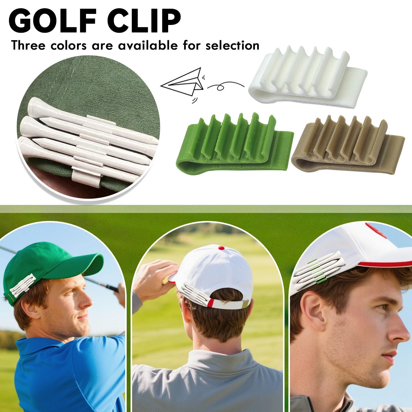 

Hat Clip Golf Seat Holder - Fits Brimmed Hats And Visors - Holds 5 Golf Seats For Quick And Easy Access One Size коричневий