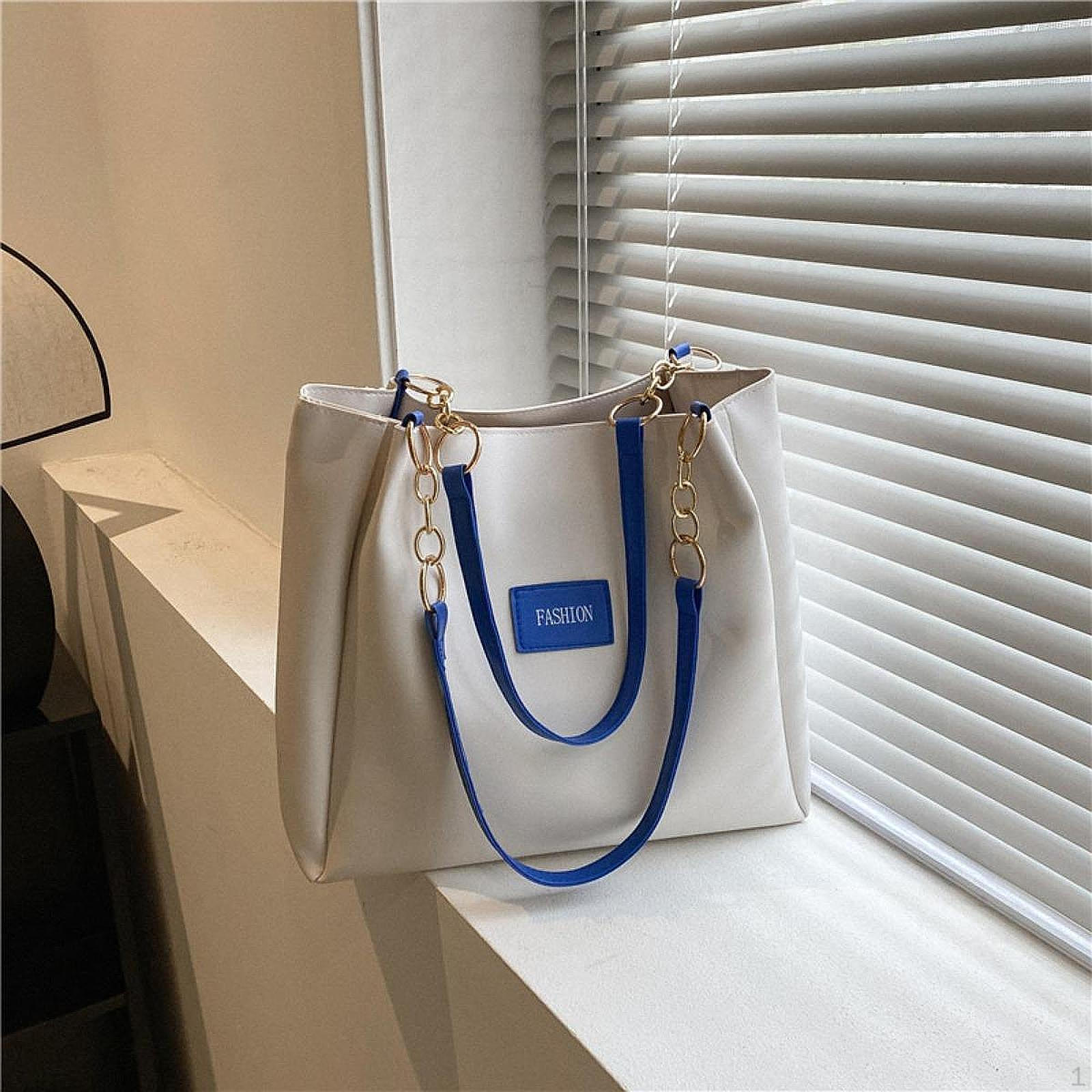 

PU Leather Shoulder Bag Fashion Tote for Women Party Vacation Travel