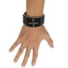 Hochwertiges Luxus-Strassarmband Schmuck Modisches Design Diamant PU-Leder Handschmuck