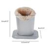 Glasses Stand for Case Plush Lined Double Eyeglasses Holder Protective Glass Hol