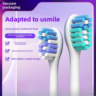 Anpassen an Usmile Smile Plus Elektrische Zahnbürstenkopf Dämpfungs-Upgrade Erwachsene Kleber Universal Ersatzbürstenkopf