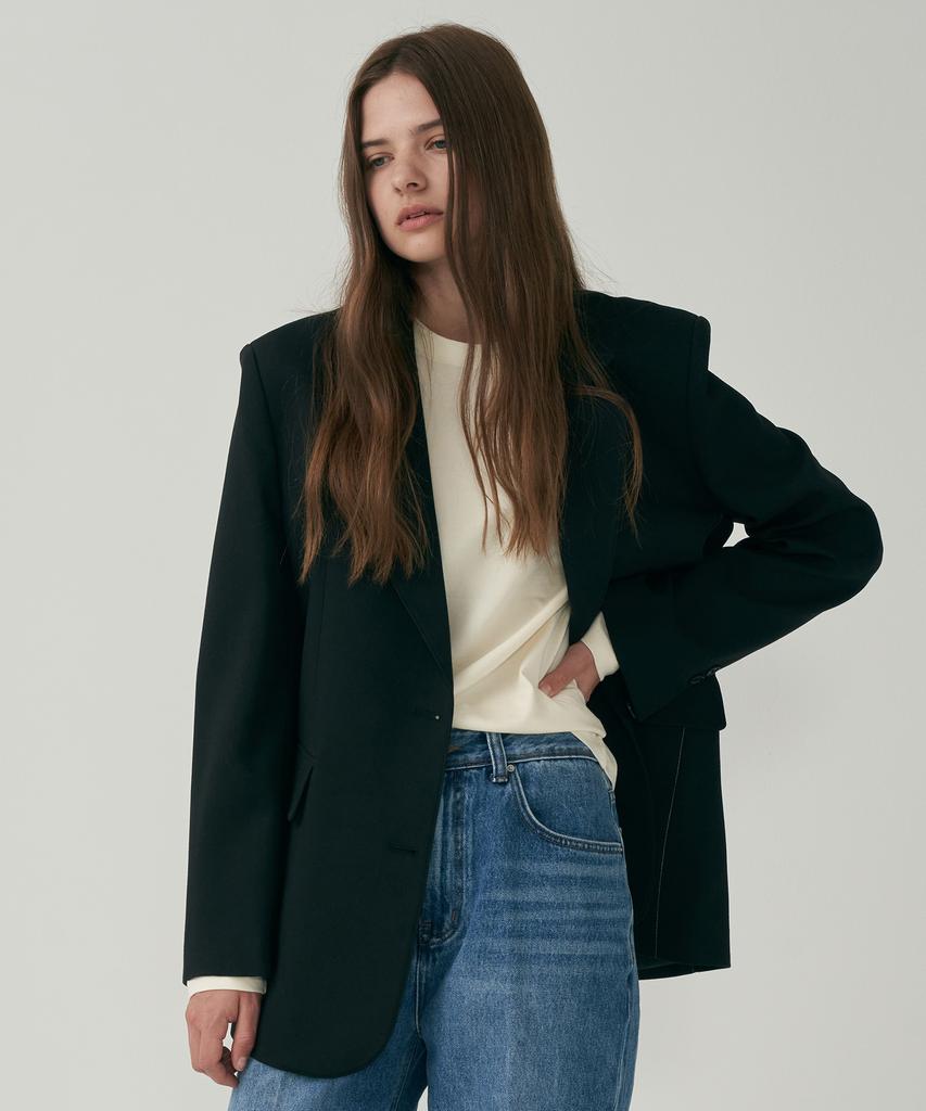 Mott Wool Stitch Jacket - Black