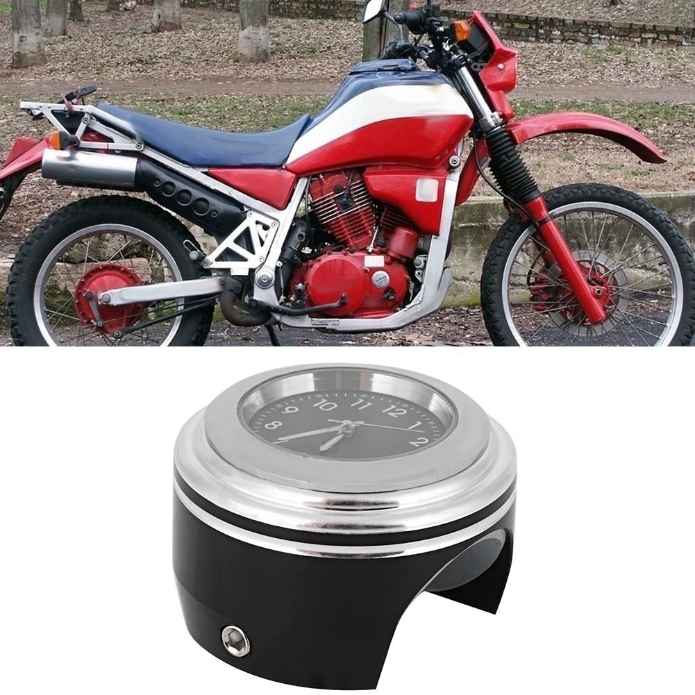 Motorcycle Modification Handlebar Mount Waterproof Quartz Clock Watch Accessories