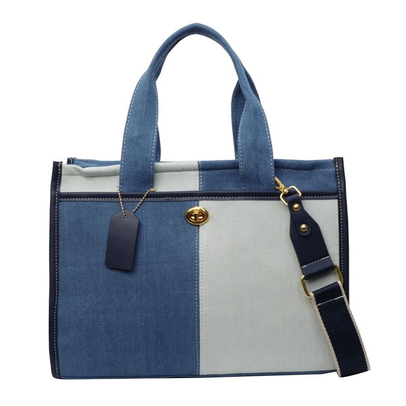 Fashionable womens bag, denim bags, big volume jean bags,Tote bag