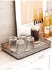 Luxury Teacup Set with Tray - Home Use Rectangular Draining Tray with Kettle Storage, New Style Cup Holder for Living Room.