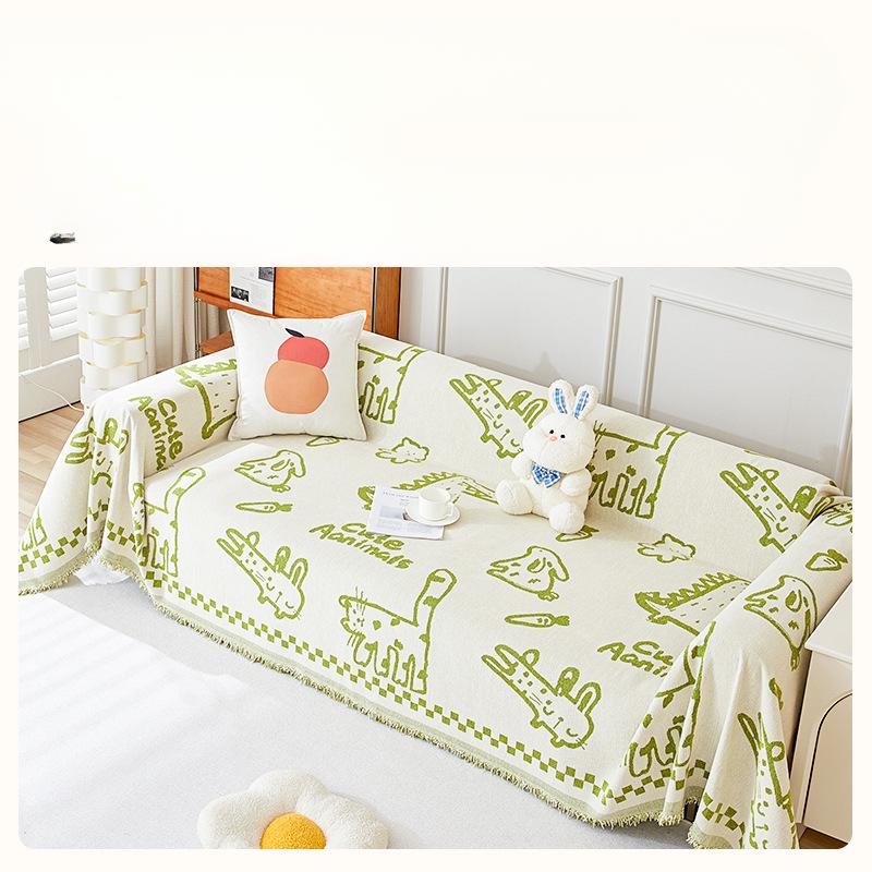 Husa din Catifea Anti-Zgârieturi pentru Canapea Pânză Husa Universală pentru Patru Sezoane Husa Completă Universală Covoraș Antiderapant Pătură Prosop