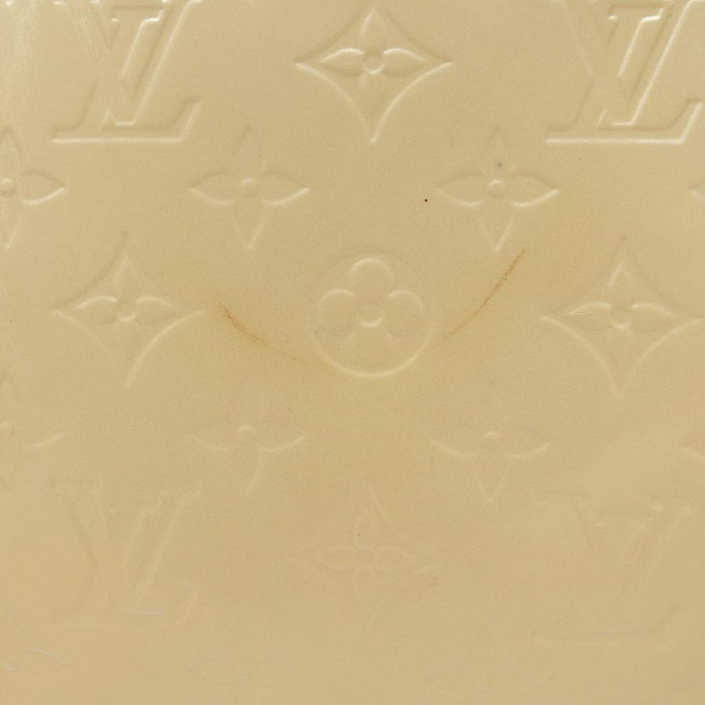 Used LOUIS VUITTON Blair MM 2WAY Handbag M91456 Vernis leather Beige Bron Corall Used Women
