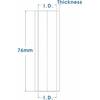 4 Inch Silicone Straight Hose Pipe Coupler,ID 4″(102Mm),Length 3"(76Mm),Wall Thickness 4-Ply (5.4Mm) Turbo Hoses