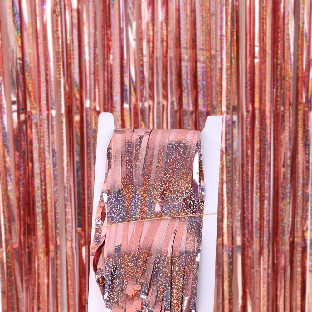 Metallic 1x3m Gorgeous Rain Curtain For Birthday Parties And Holiday Gatherings