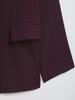 ZA Women's European & American Style Double-Breasted Suit Jacket with Wide-Leg Pants Set