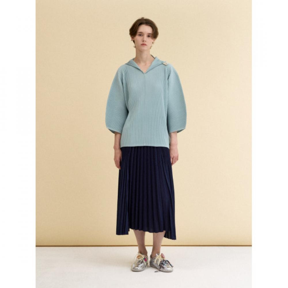 Lapli Double Layered Pleated Skirt Lpskf125006