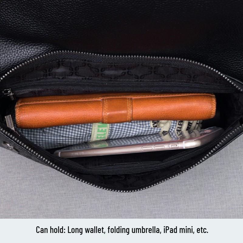 New Style Genuine Leather Women’s Clutch: 2026 First Layer Cowhide Crossbody, Fashionable Temperament for Banquet, Small Handbag.