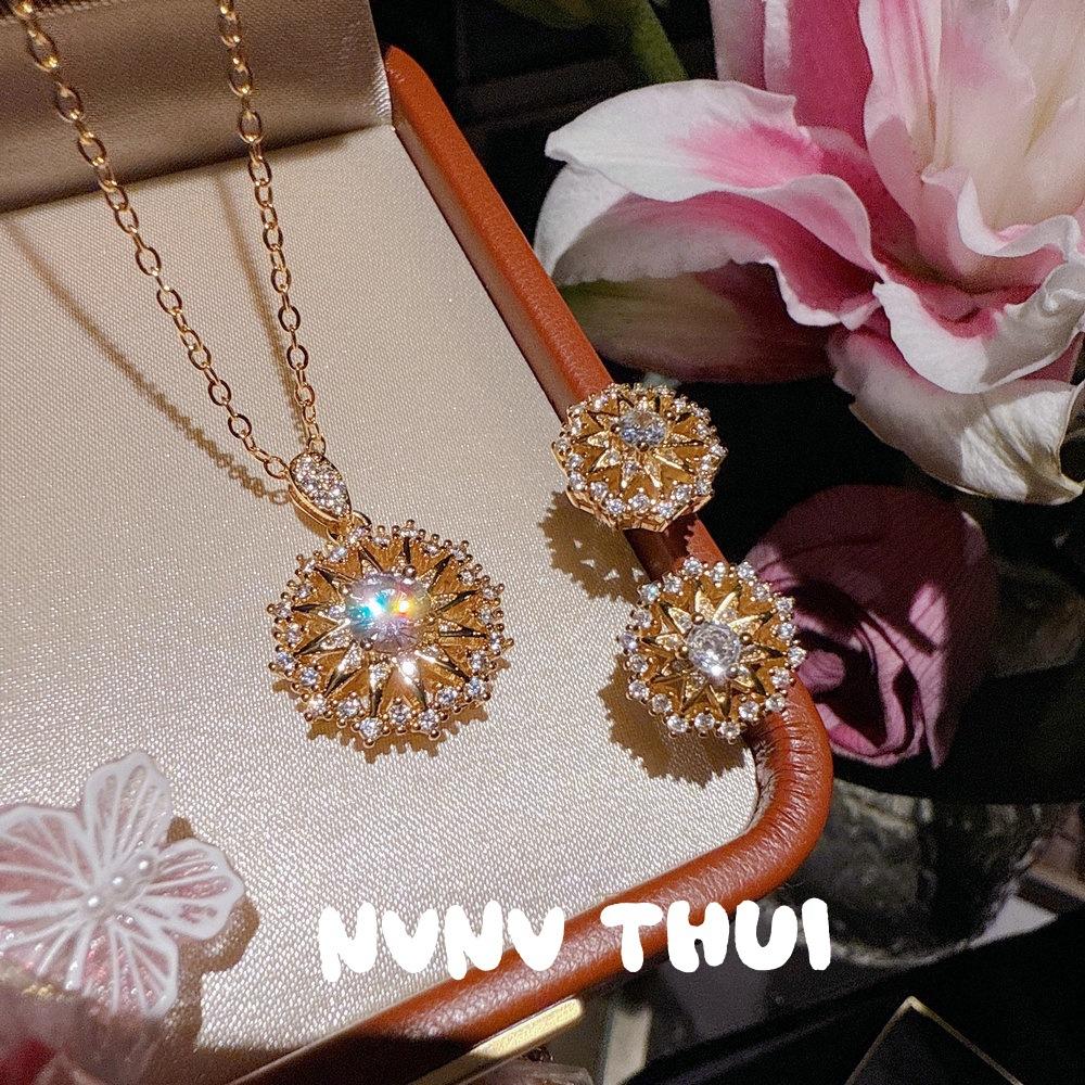 Jewelry, Point Diamond Beads, Gold Abacus, Smart Pendant, Necklace, Dinner Haute Couture Brushed Butterfly, Turquoise Bracelet.