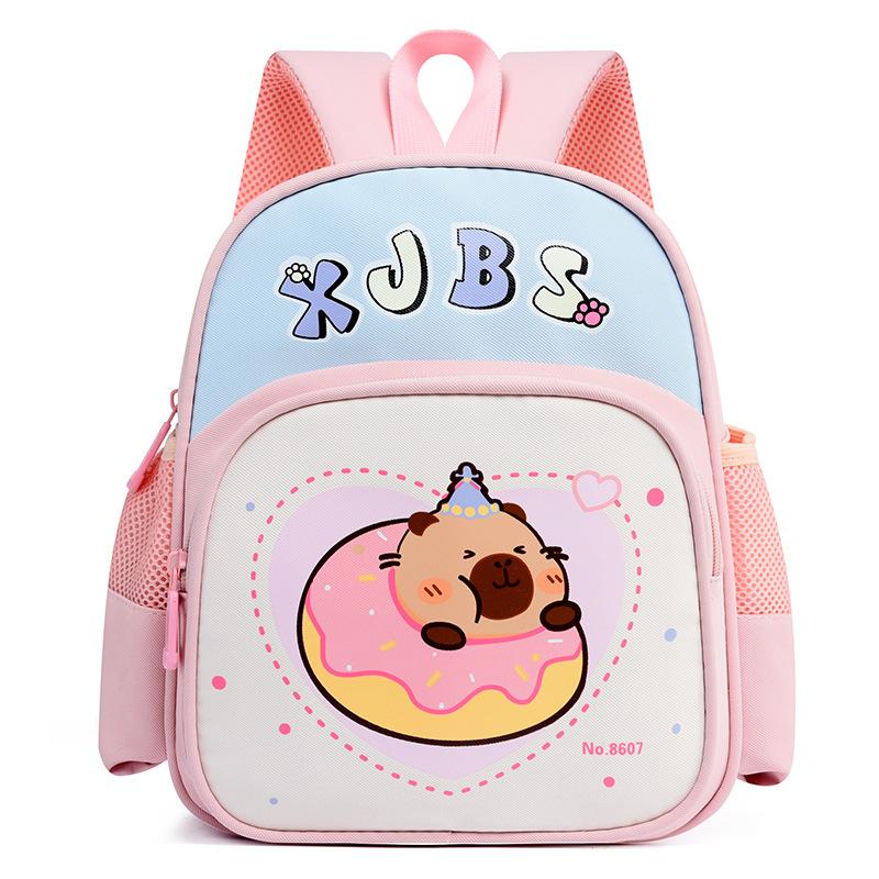 

New children s schoolbag cute bear going out accessories small backpack kindergarten cartoon backpack fashion рожевий