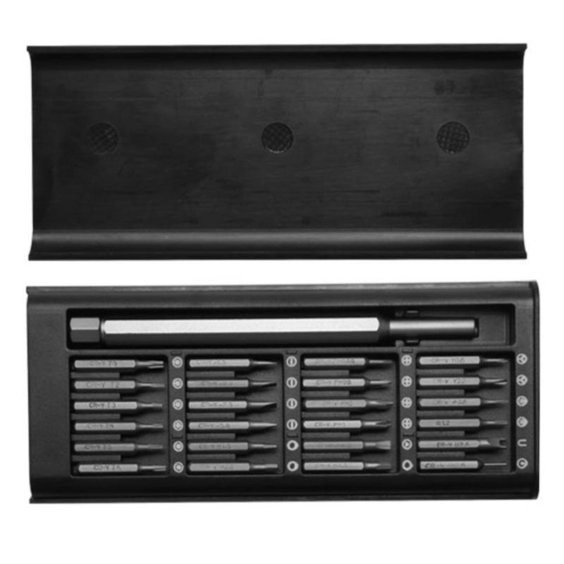 Conjunto de Chaves de Fenda 24 em 1 Magnético Bits de Precisão Reparo Torx Catraca Chave de Fenda Para Laptop Antiderrapante Ferramenta Manual Doméstica