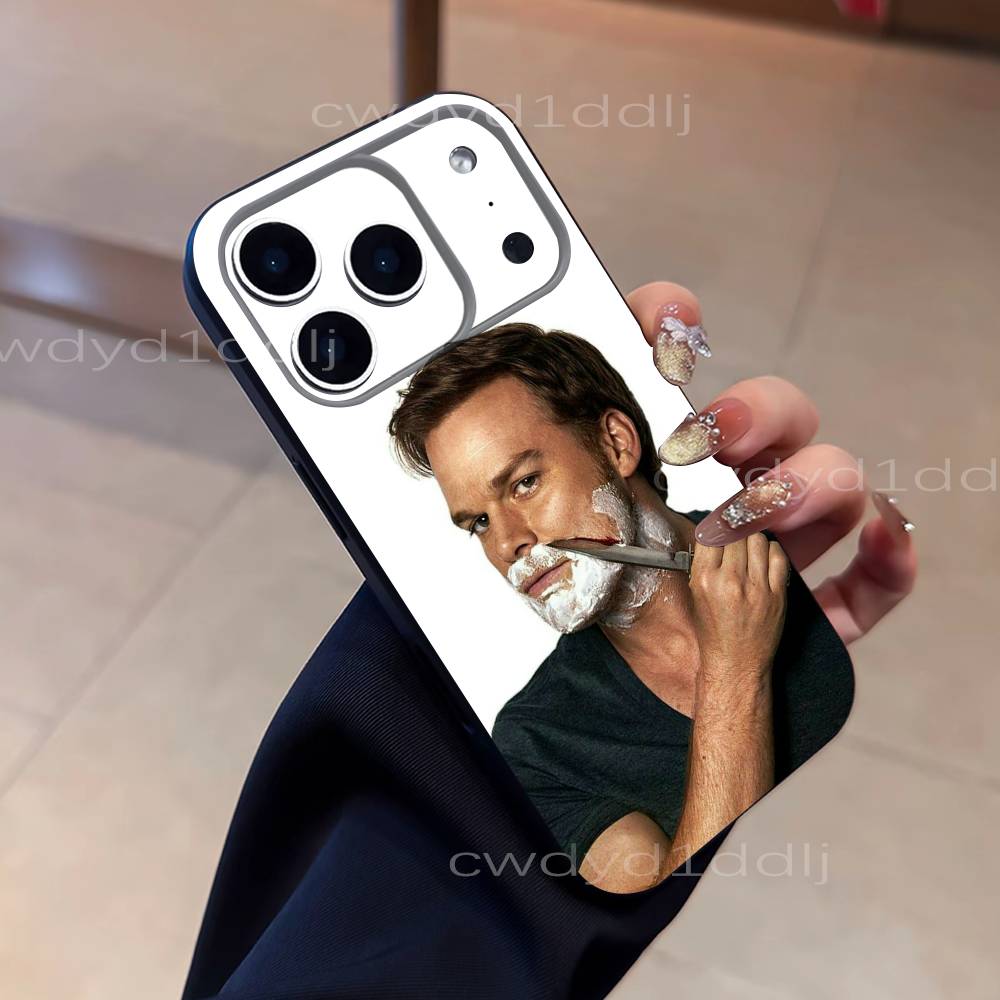 D-Dexter Morgan Phone Case For iPhone 17,16,15,11,12,14,13 Pro Max Mini XS,XR,7 Plus 16E Air Shockproof Soft Cover