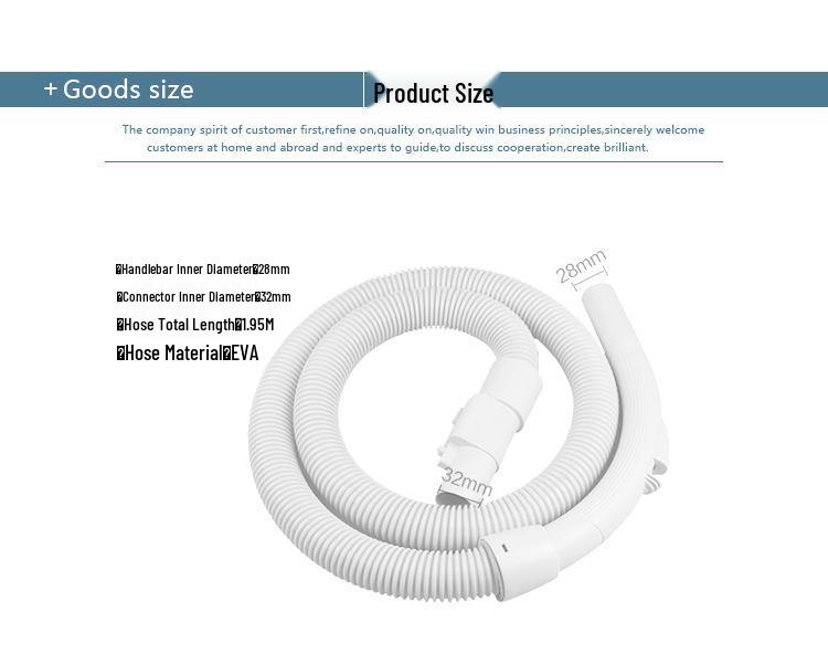Zhenmei Hose Accessories for Electrolux Vacuum Cleaner Models ZC1120B/1120Y/ZW1100-210