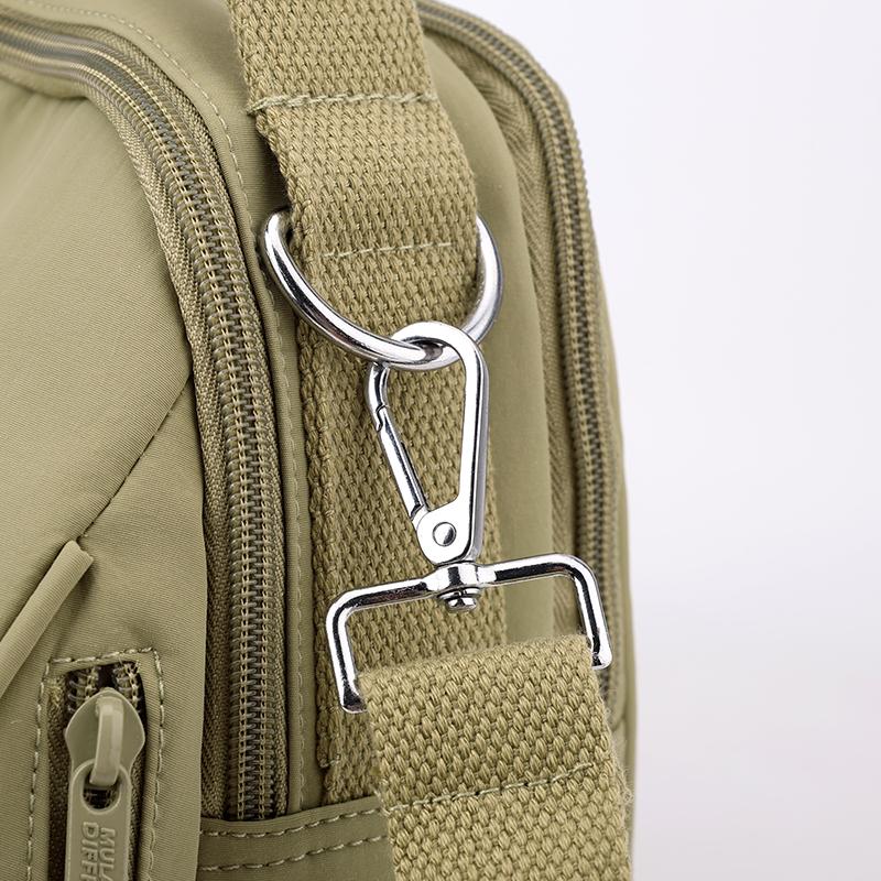 Жіноча багатофункціональна сумка через плече, кросбоді, однотонна, сумочка, дорожня сумка, нейлоновий маленький рюкзак