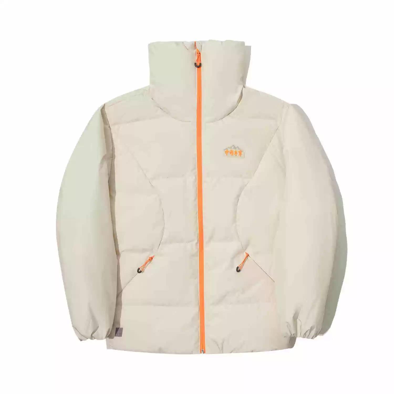 

Li Ning Базовая серия Повседневная теплая куртка-пуховик с воротником-стойкой Женская верхняя одежда Овсяно-серый AYMU548-2 M