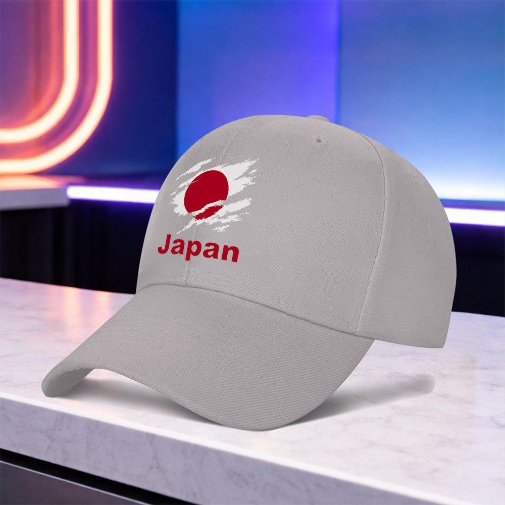 Japanese Flag Print Baseball Cap Lightweight Unisex Hat for Unisex Women Ideal for Weddings Parties Festivals Daily Wear