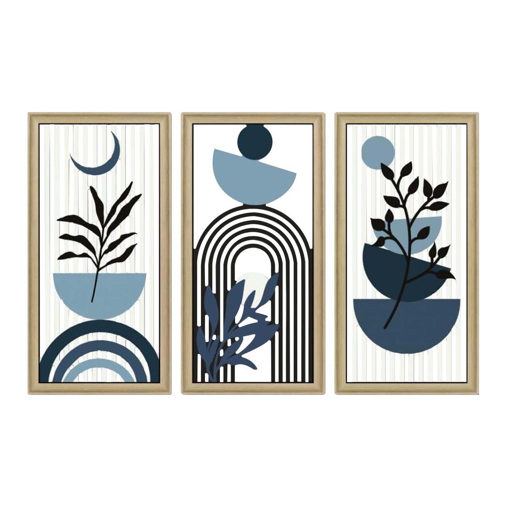 Bohemian Style Geometric Abstract Arch Hollow Board Wooden Sign Wall Decoration Living Room Wall Hanging