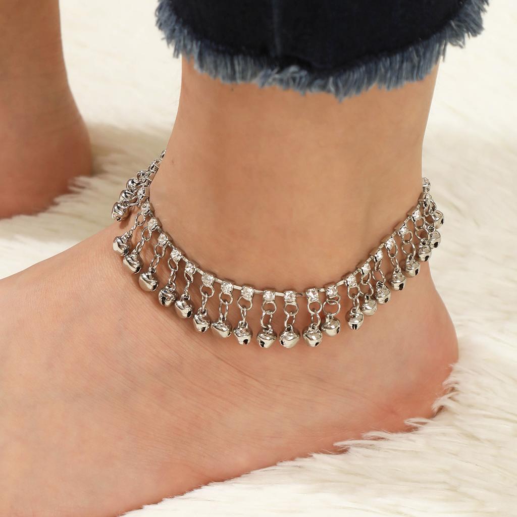 Retro Ethnic Style Beach Leisure Street Shot Personalized Bell Fringed Anklet Female