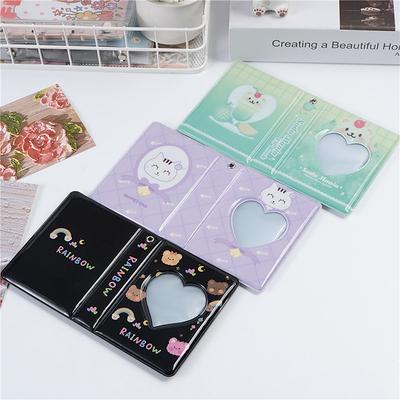 Fotoalbum Ins 3palcový držák na karty Kpop Idols Cards Collect Kniha 40 kapes pro mini album fotografií Instax