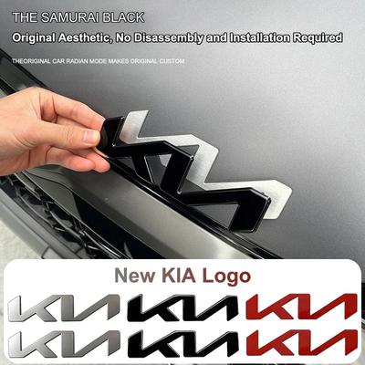 2Pcs Car Front Head Hood Bonnet Emblem Rear Trunk Logo Stickers K9 Sportage Niro K5 Carnival EV6 EV9 EV3 K8 Stinger