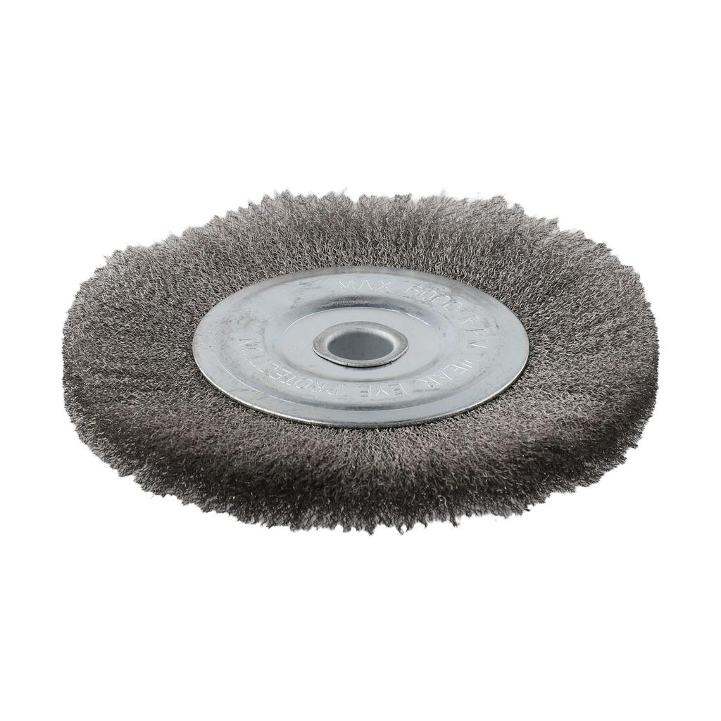 Abrasive Wire Wheel Diameter 150mm 6 Inch Crimped Wire Brush Edge Blending Metal Polishing Non-metal Polishing