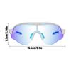 Outdoor Cycling Sunglasses UV400 Windproof Mountain Bike Eyeglass Anti-Glare Sports Eyewear for Fishing Running Driving Hiking