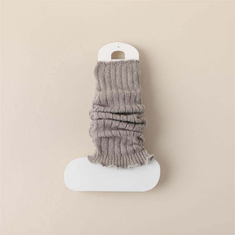 Women's Autumn and Winter Fashion New Warm Wool Knitted Pile Pile Stocking