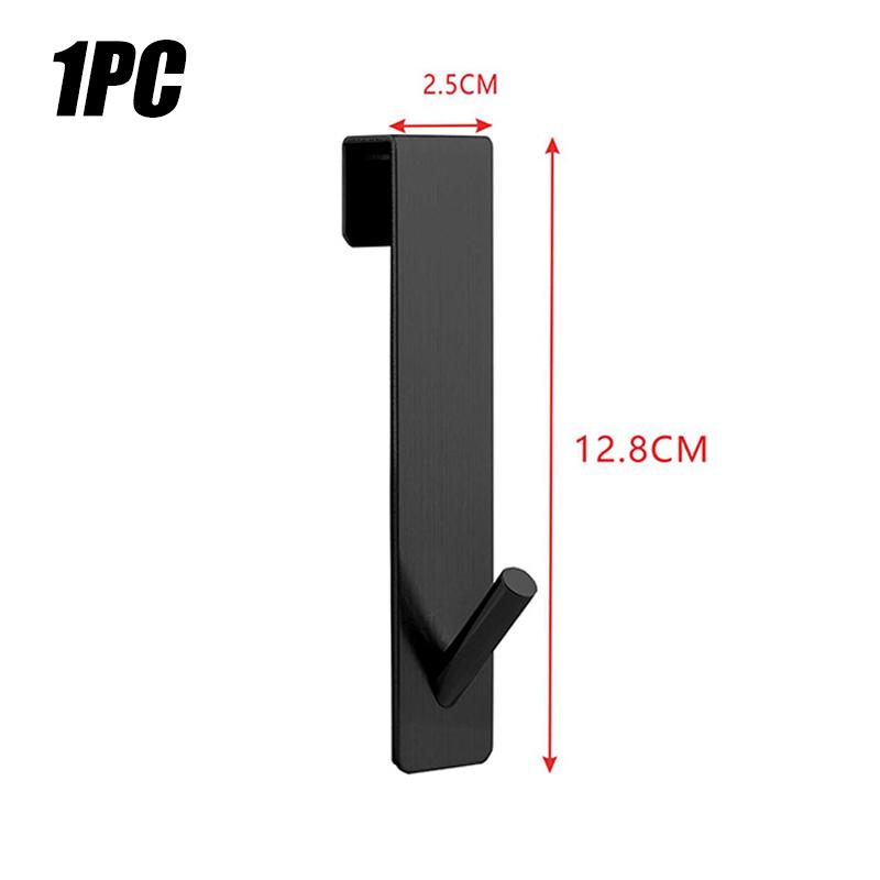 

1/2/3 шт. крючки из нержавеющей стали для душевой двери за дверью вешалка для полотенец S-образная вешалка для халата крючки для полотенец аксессуары для ванной комнаты